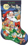 (image for) Jolly Old St. Nick Stocking
